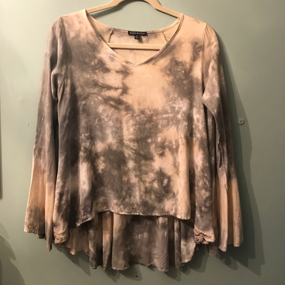 Basil Lola Long Sleeve Tie Dye Shirt
